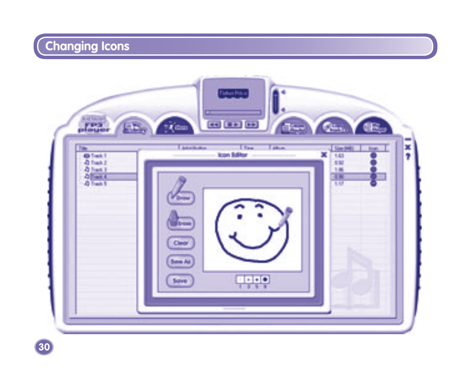 Fisher-Price Kid-Tough Fp3 Player M2814 User Manual | Page 30 / 40