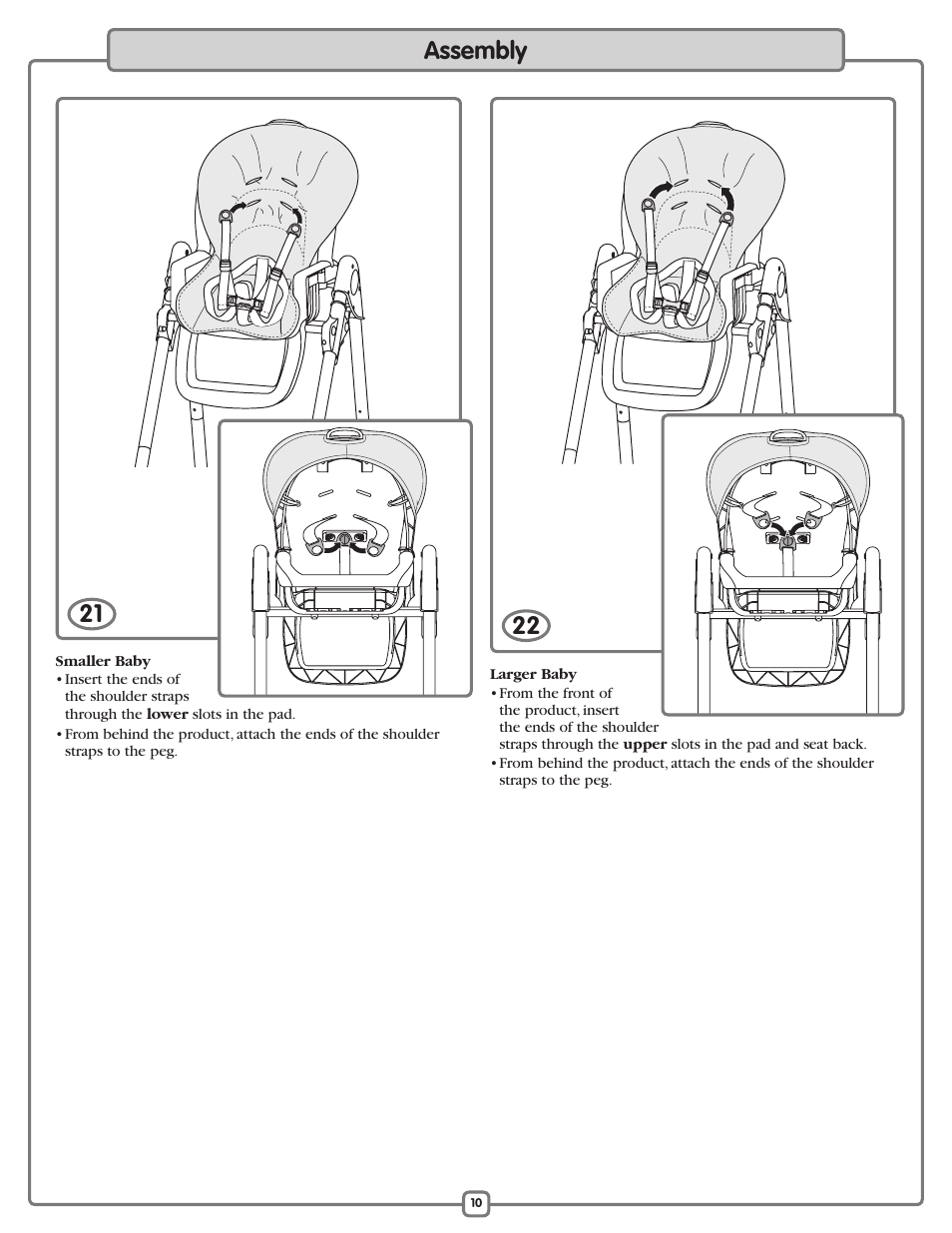 Assembly | Fisher-Price L3891 User Manual | Page 10 / 16