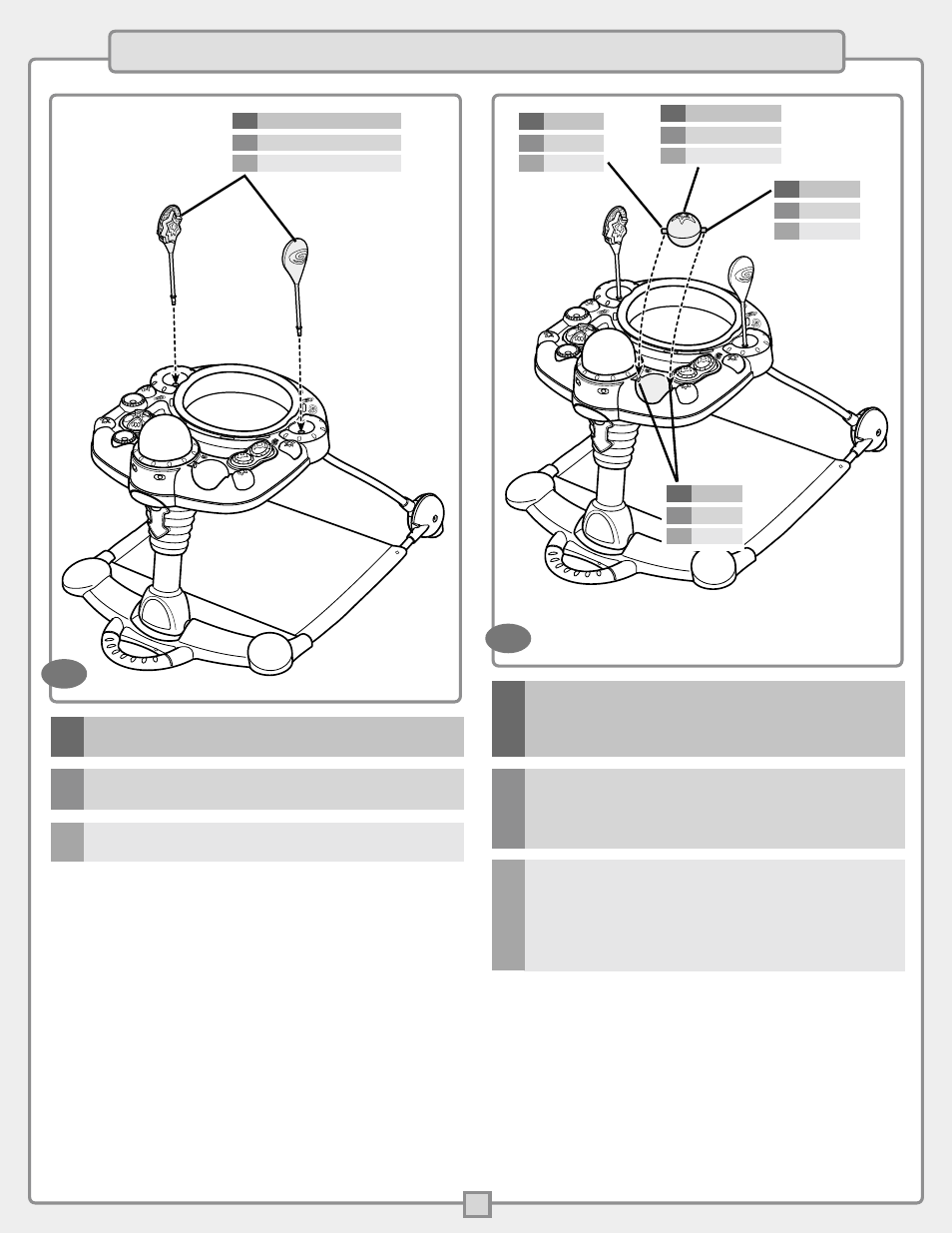 E assembly f assemblage s montaje 11 | Fisher-Price B9759 User Manual | Page 9 / 20