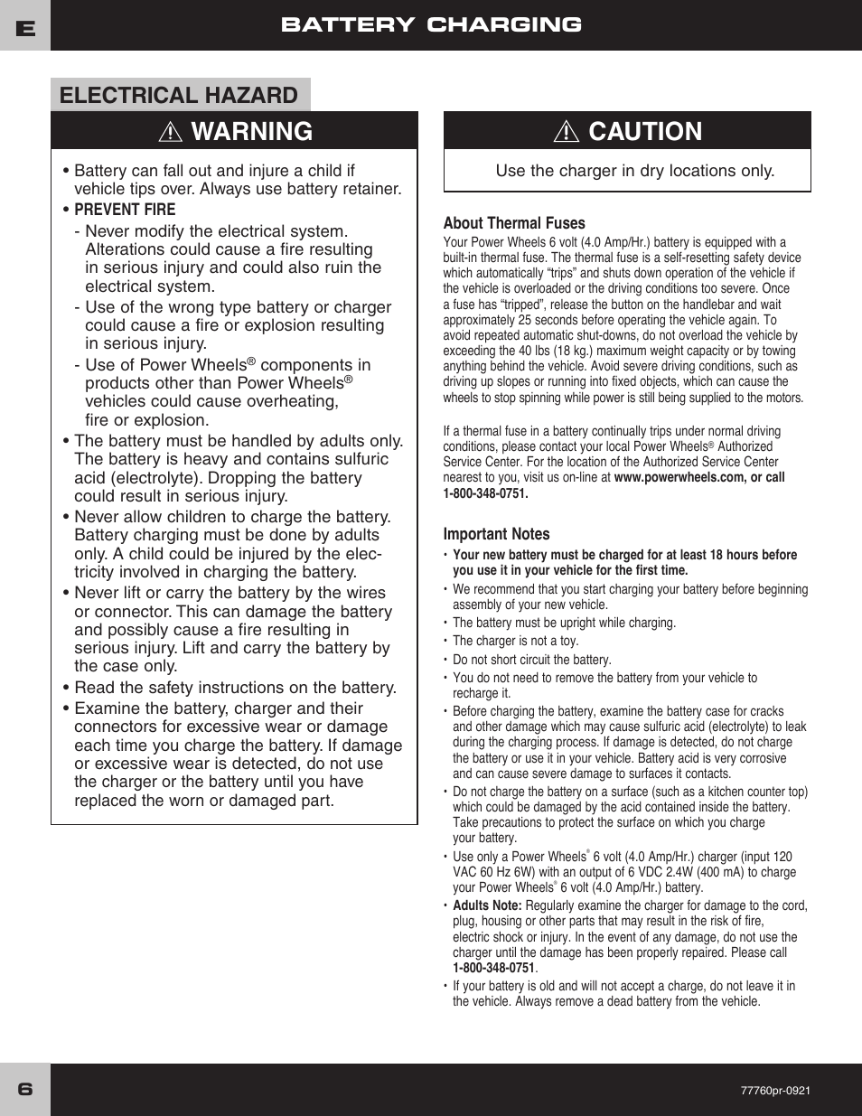 Fisher-Price 77768 User Manual | Page 6 / 20