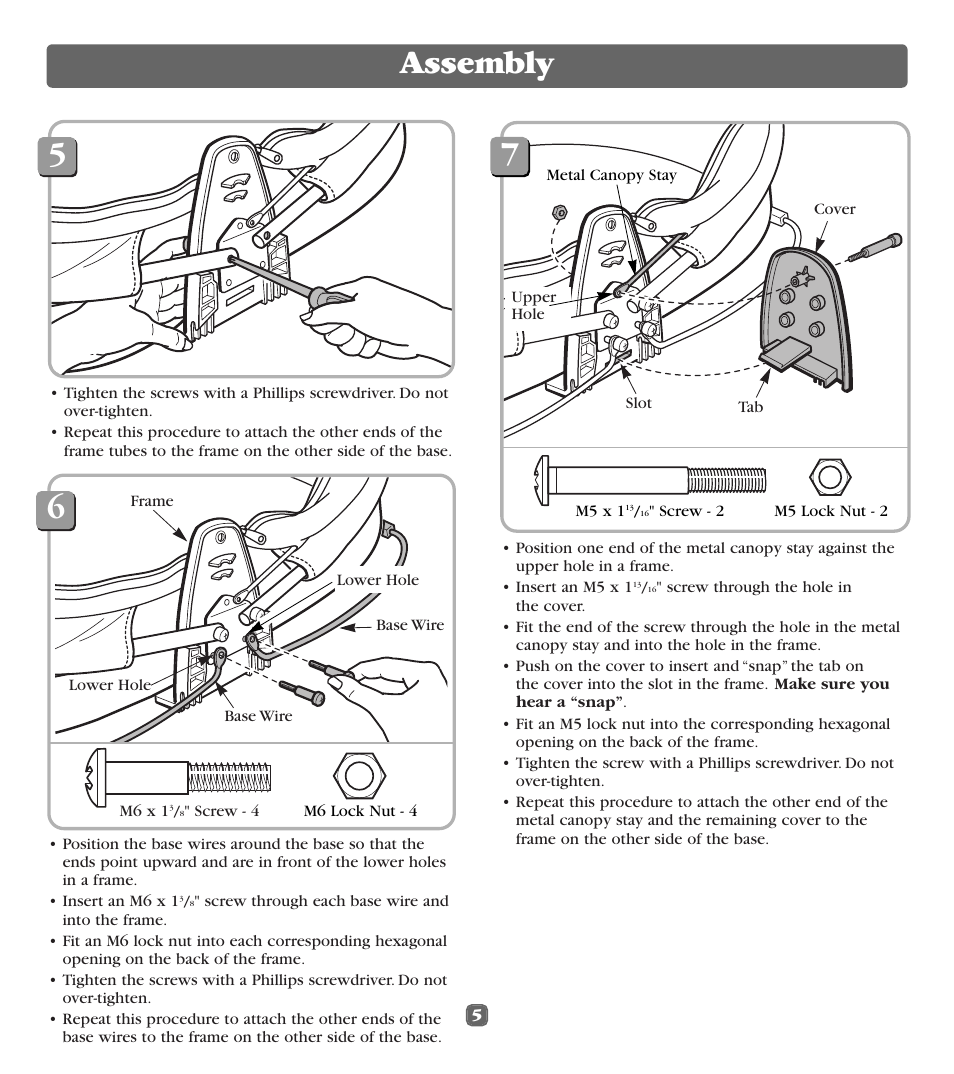 Assembly | Fisher-Price 79534 User Manual | Page 5 / 8