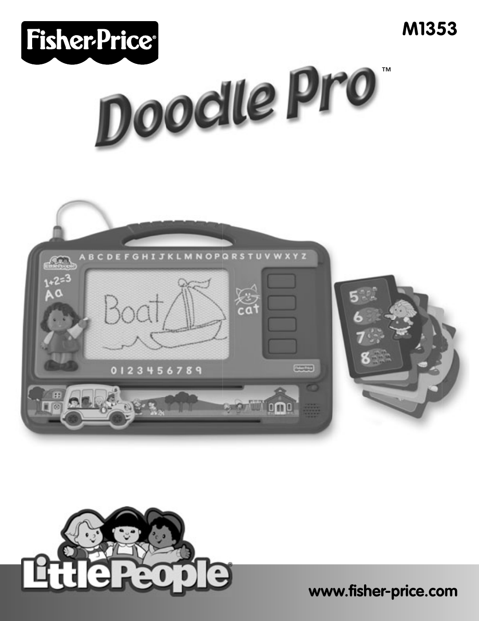 Fisher-Price DOODLE PRO M1353 User Manual | 4 pages