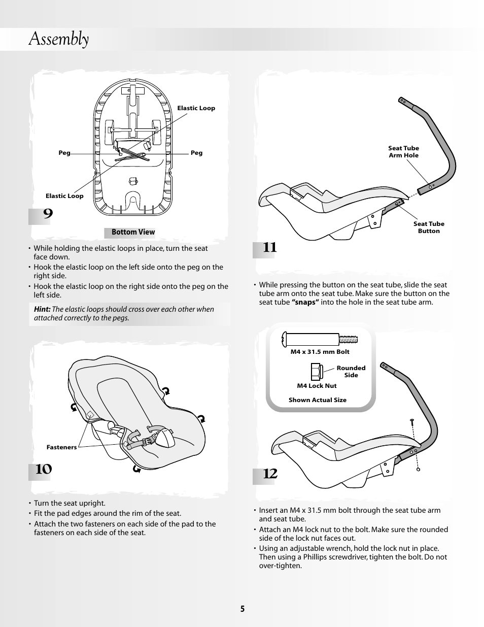 Assembly | Fisher-Price 79596 User Manual | Page 5 / 12