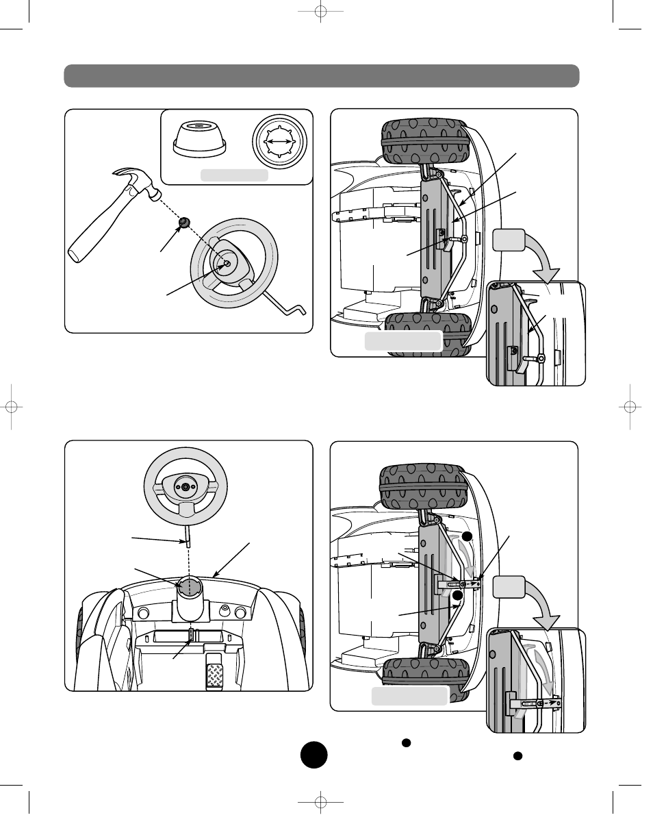 Assembly | Fisher-Price BARBIE VOLKSWAGEN NEW BEETLE 73517 User Manual | Page 20 / 36