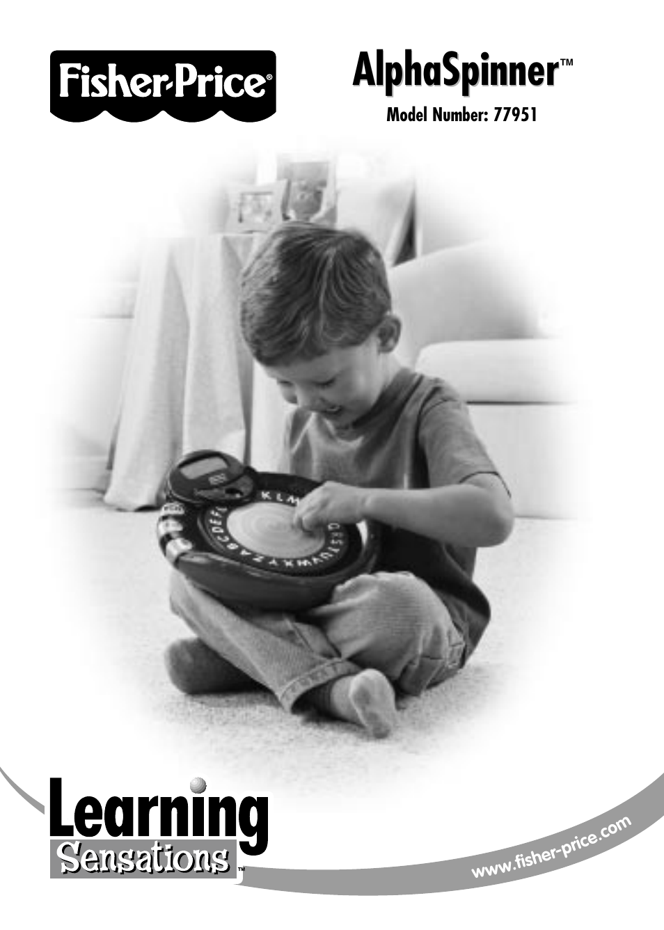 Fisher-Price ALPHASPINNER 77951 User Manual | 12 pages