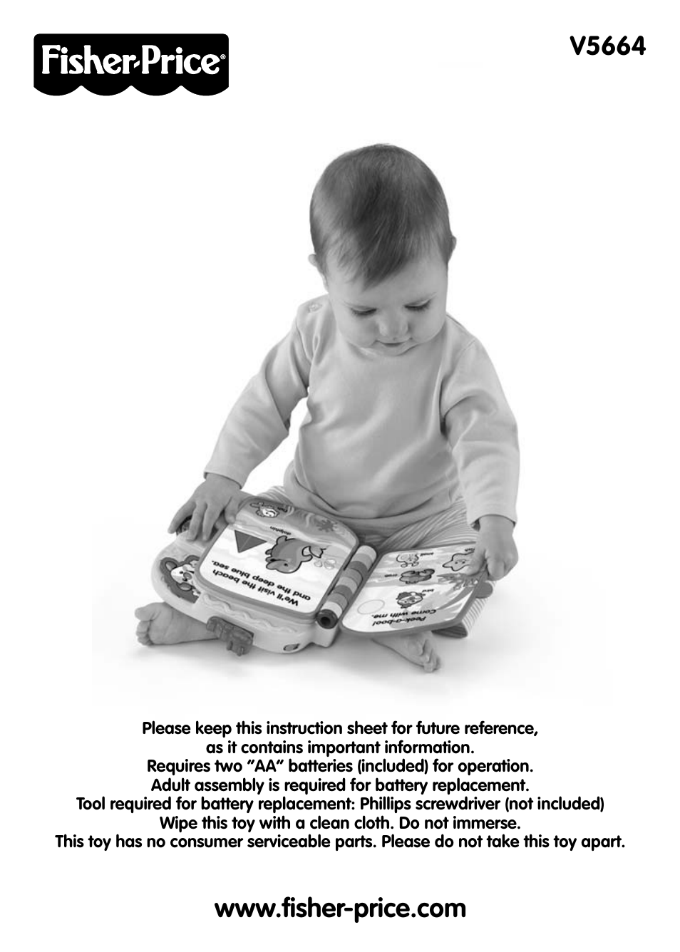 Fisher-Price V5664 User Manual | 4 pages