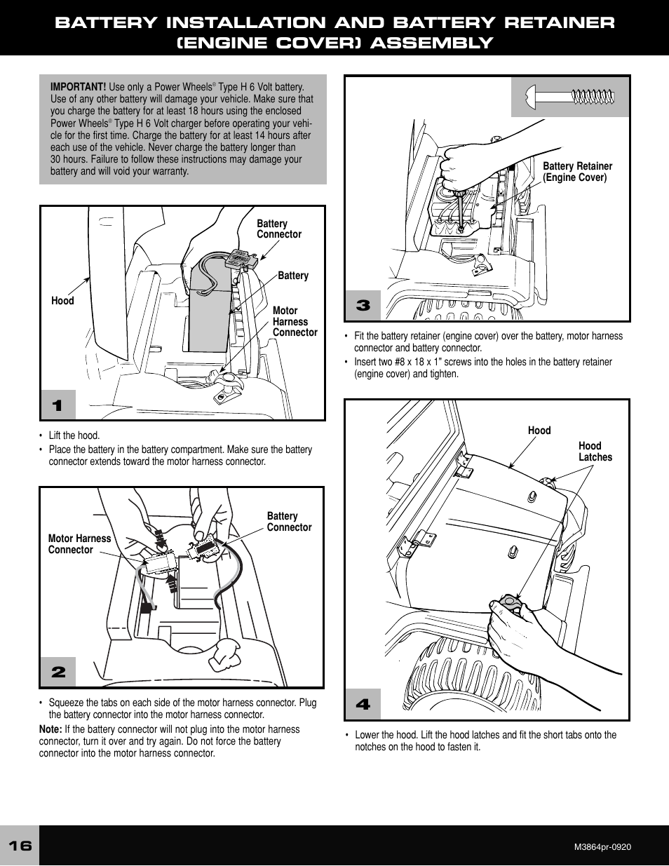 Fisher-Price M3864 User Manual | Page 16 / 24
