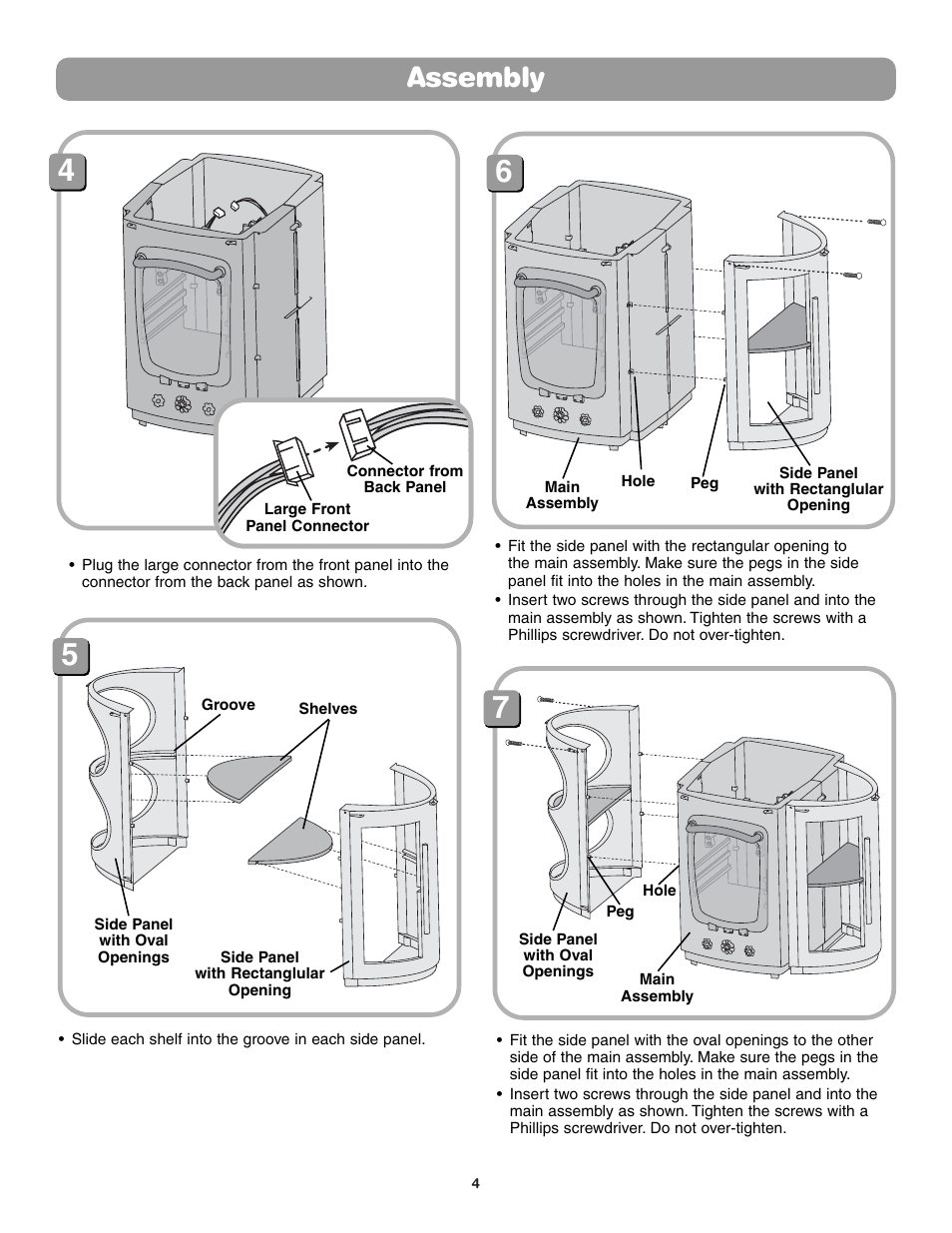 Assembly | Fisher-Price 75423 User Manual | Page 4 / 12