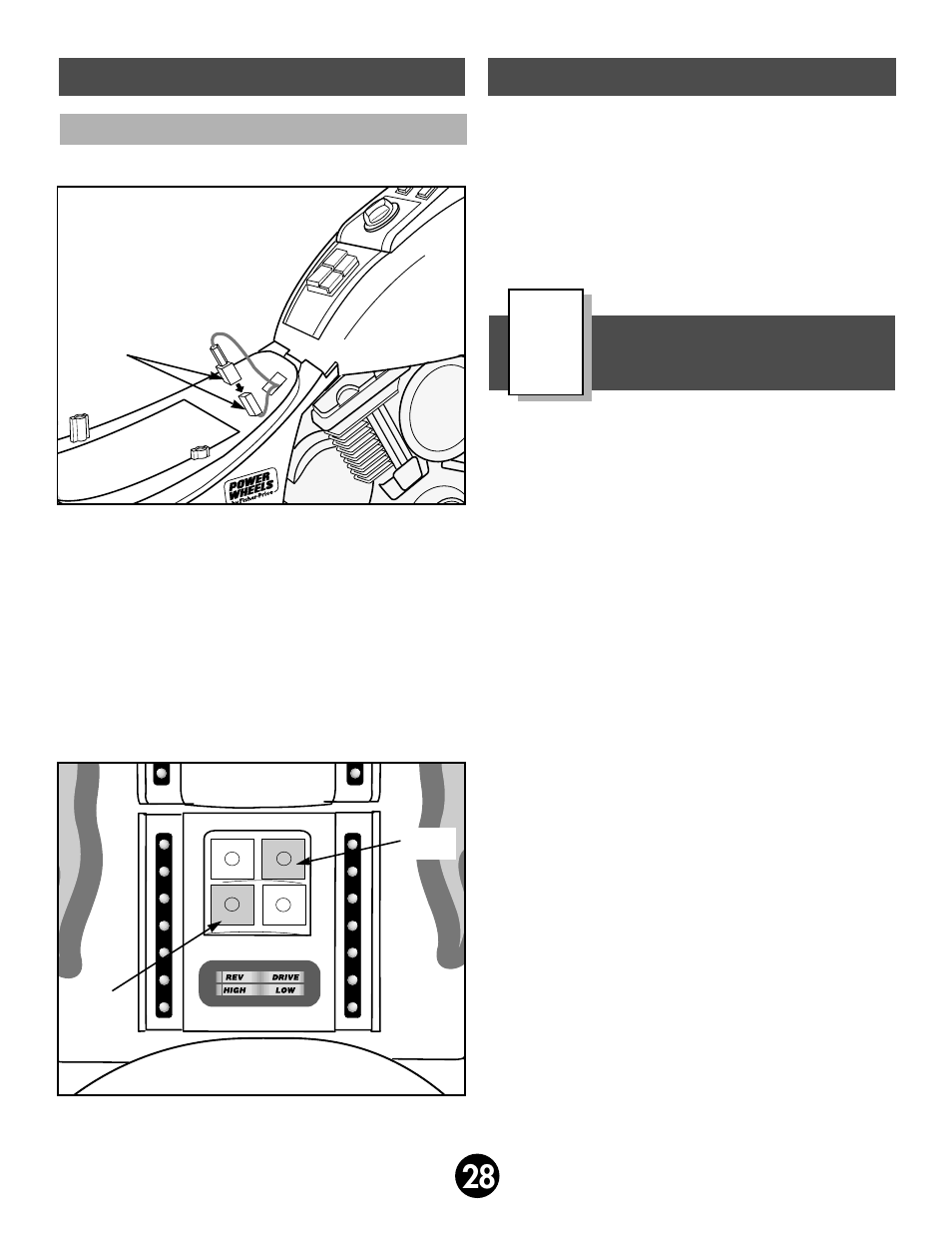 How to operate your vehicle, Bumper-to-bumper* limited warranty, Advanced use - high speed drive | Fisher-Price POWER WHEELS BY FISHER PRICE 73210 User Manual | Page 28 / 36