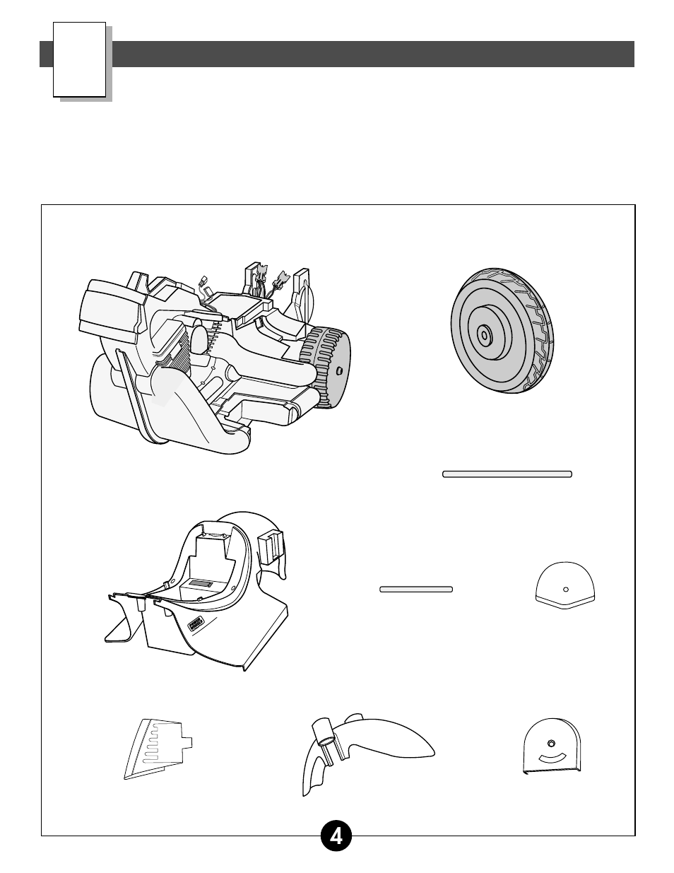 Parts | Fisher-Price POWER WHEELS BY FISHER PRICE 73210 User Manual | Page 4 / 36
