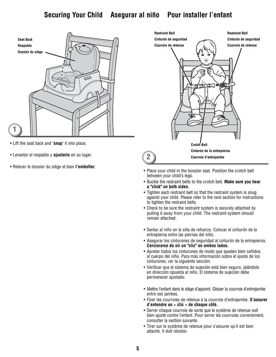 Fisher-Price V8638 User Manual | Page 5 / 8