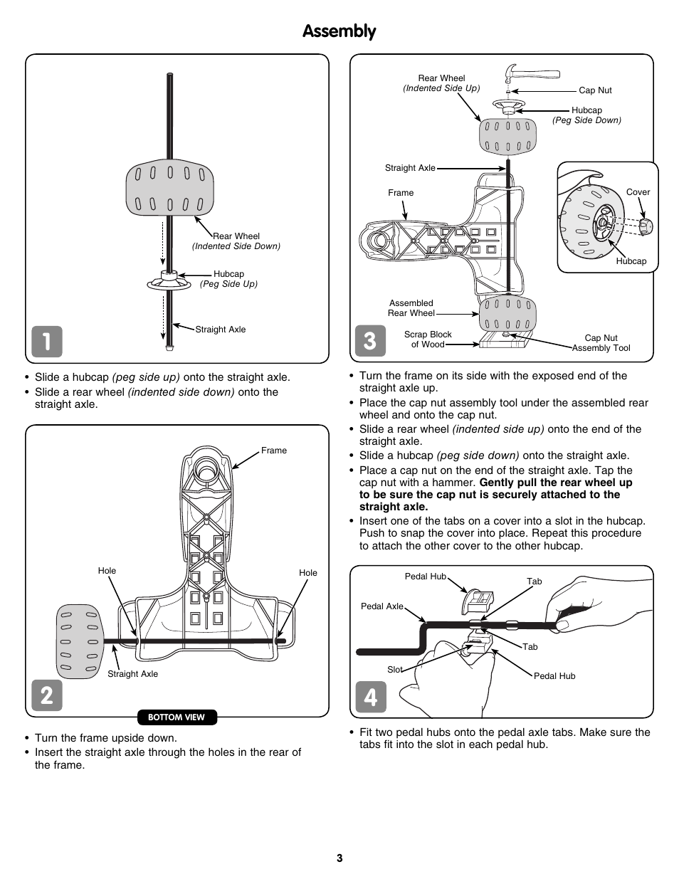Assembly | Fisher-Price N8416 User Manual | Page 3 / 8