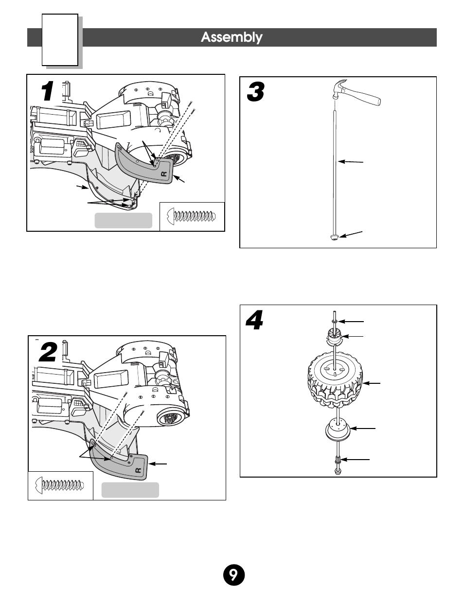 Assembly | Fisher-Price BARBIE 74558 User Manual | Page 9 / 28