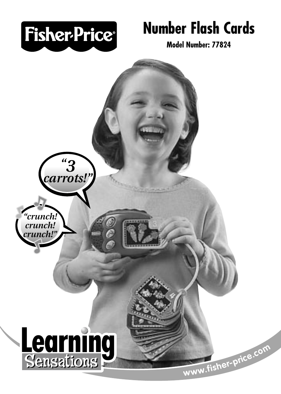 Fisher-Price NUMBER FLASH CARDS 77824 User Manual | 12 pages
