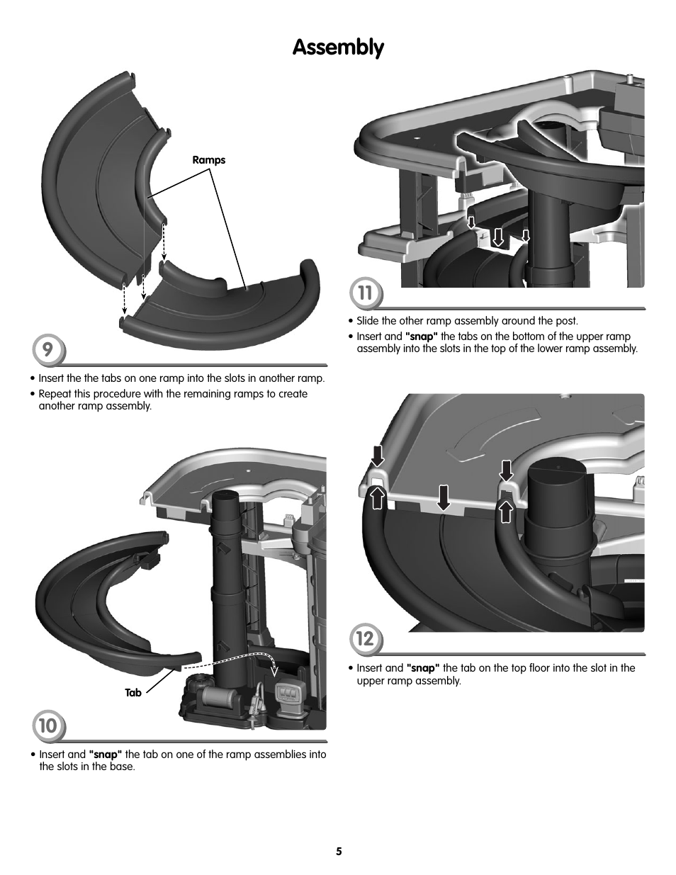 Assembly | Fisher-Price L1343 User Manual | Page 5 / 8