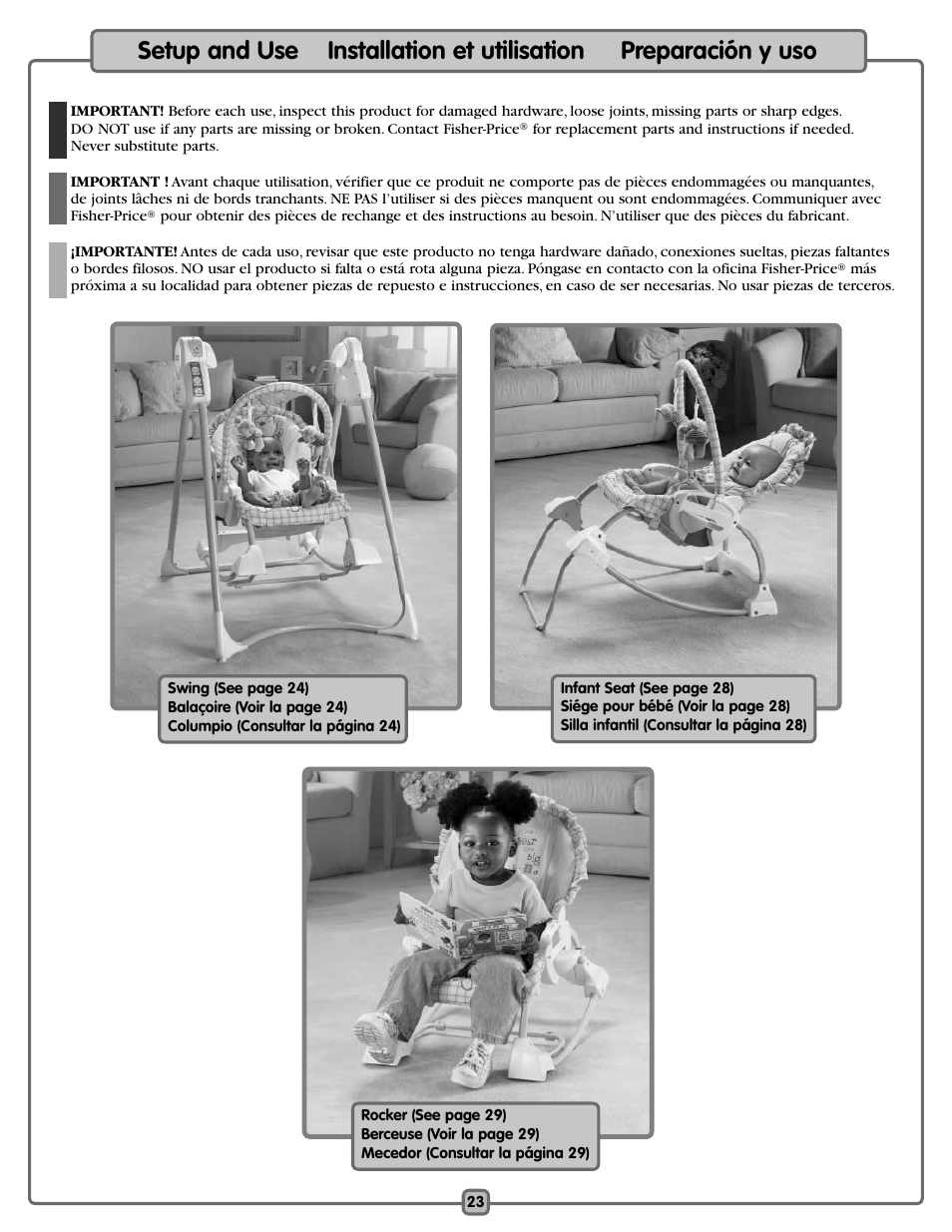 Fisher-Price L1962 User Manual | Page 23 / 36