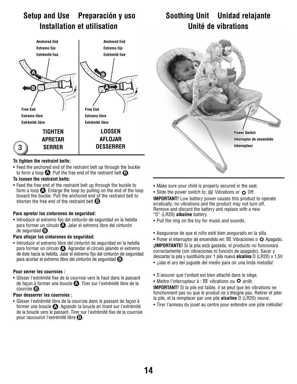 Fisher-Price R9949 User Manual | Page 14 / 16