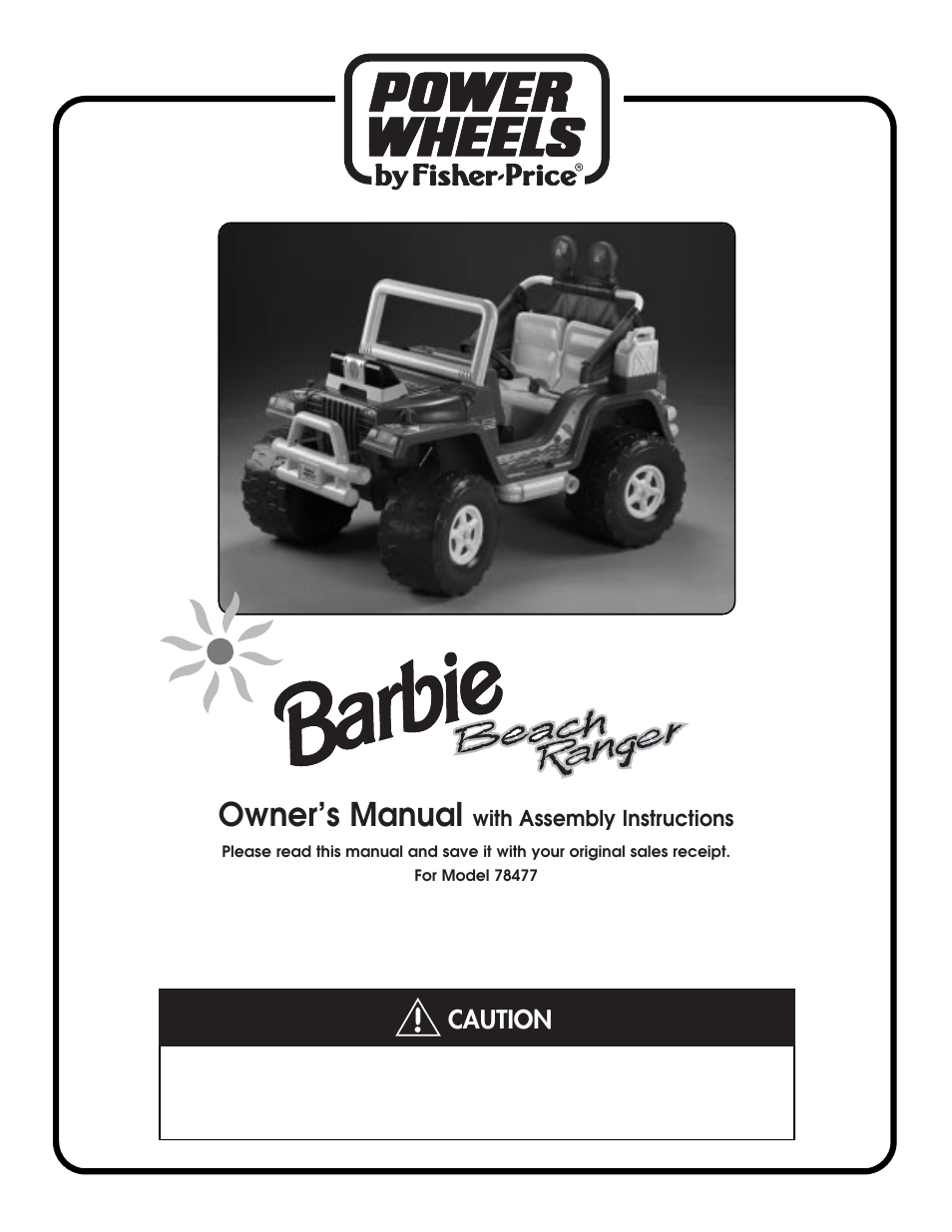 Fisher-Price BARBIE BEACH RANGER 78477 User Manual | 36 pages