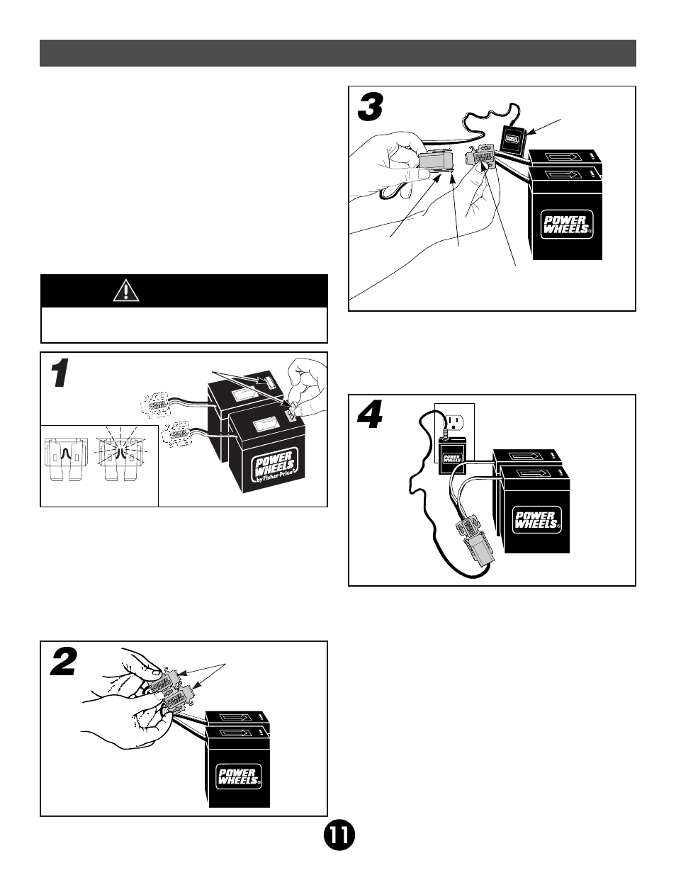 Battery charging, Caution | Fisher-Price BARBIE BEACH RANGER 78477 User Manual | Page 11 / 36