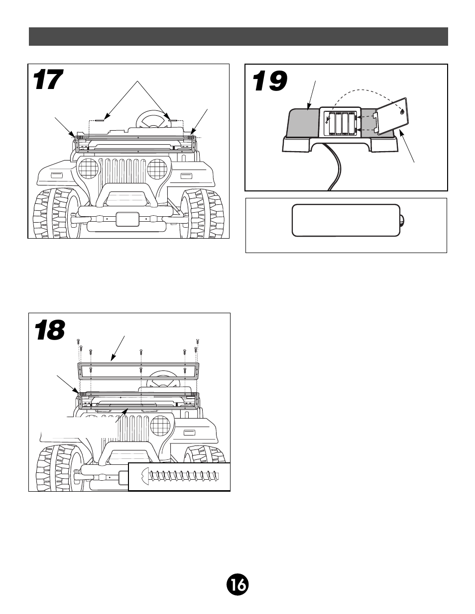 Assembly | Fisher-Price BARBIE BEACH RANGER 78477 User Manual | Page 16 / 36