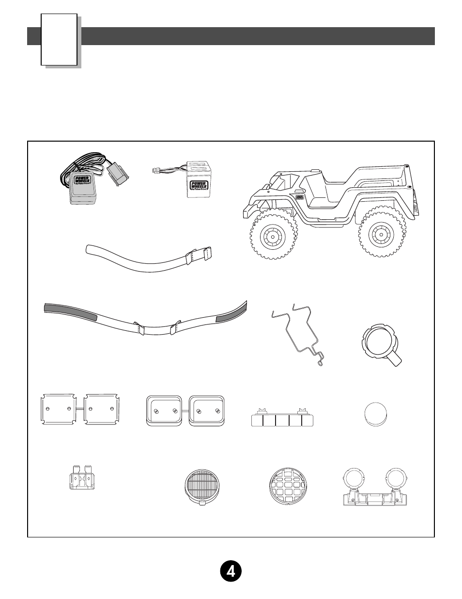 Parts | Fisher-Price BARBIE BEACH RANGER 78477 User Manual | Page 4 / 36