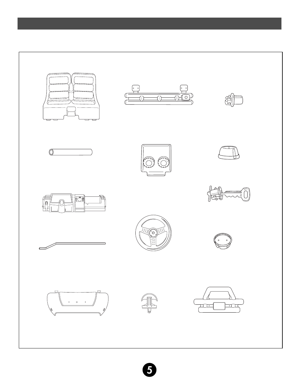 Parts | Fisher-Price BARBIE BEACH RANGER 78477 User Manual | Page 5 / 36