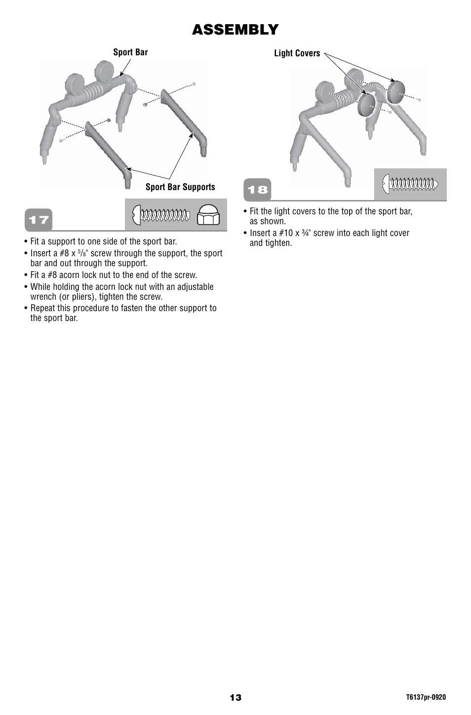 Assembly | Fisher-Price T6137 User Manual | Page 13 / 24