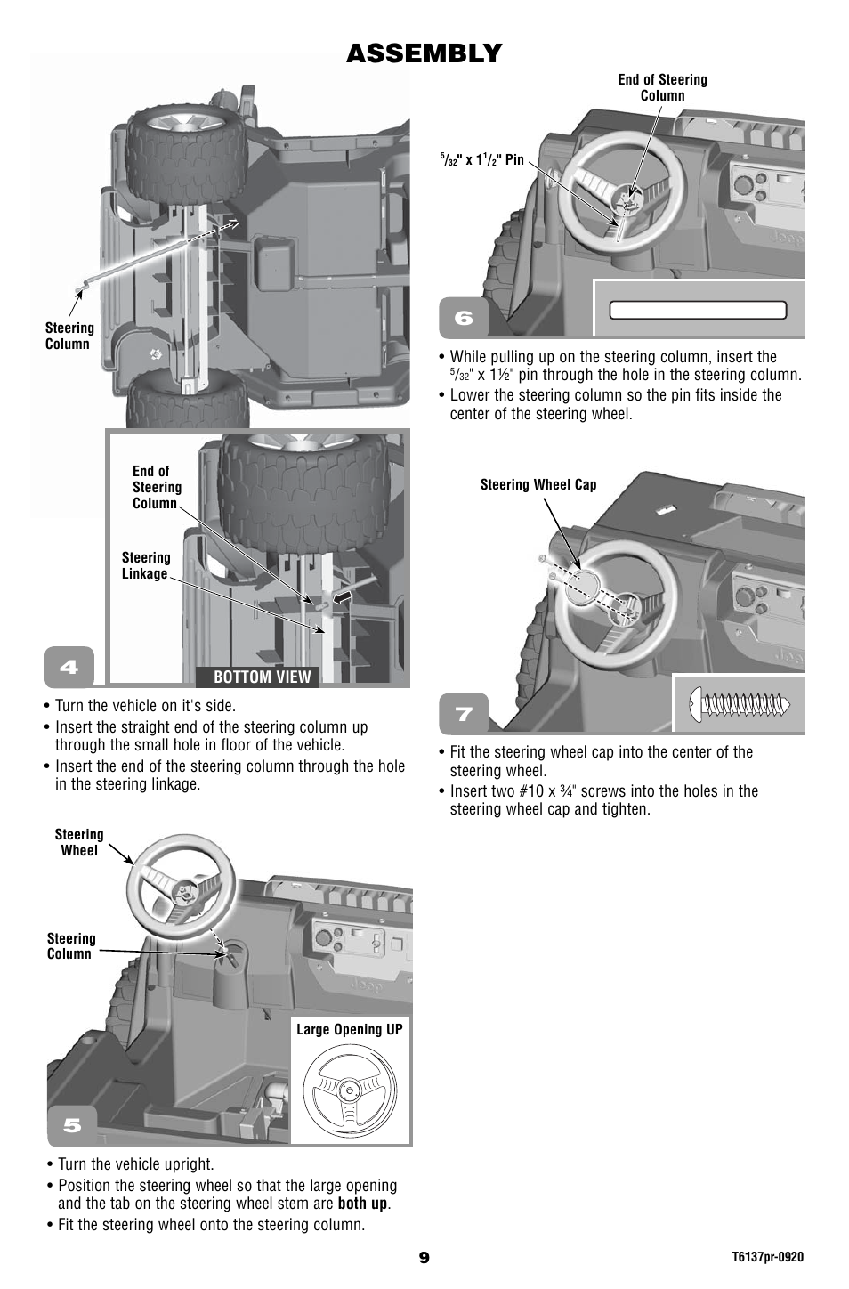 Assembly | Fisher-Price T6137 User Manual | Page 9 / 24