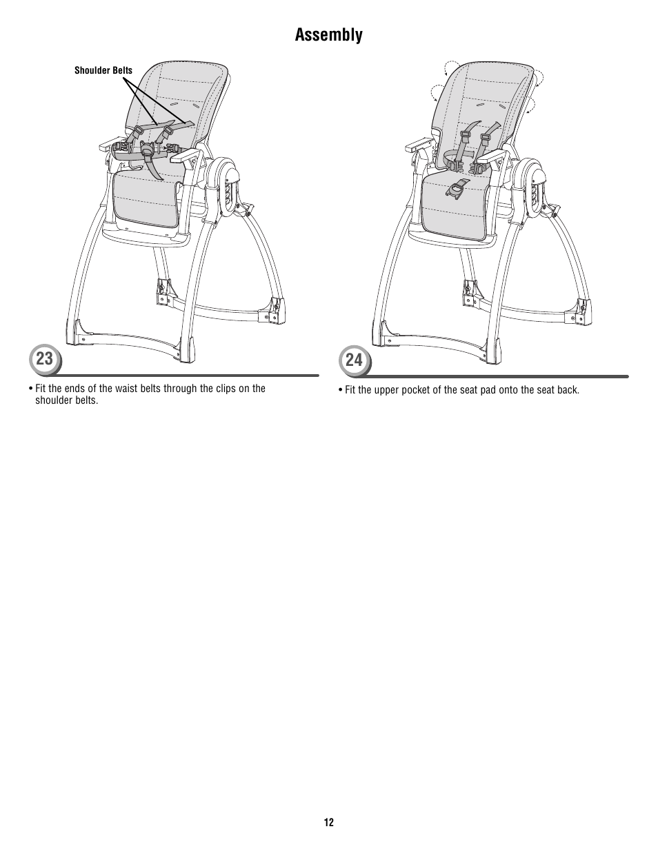 Assembly | Fisher-Price P4259 User Manual | Page 12 / 20