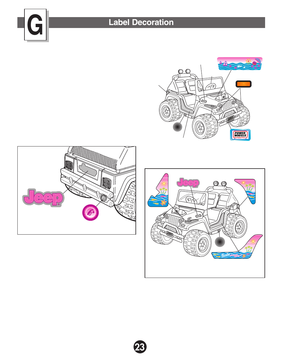 Fisher-Price BARBIE KEEP BEACH RANGER 78478 User Manual | Page 23 / 38