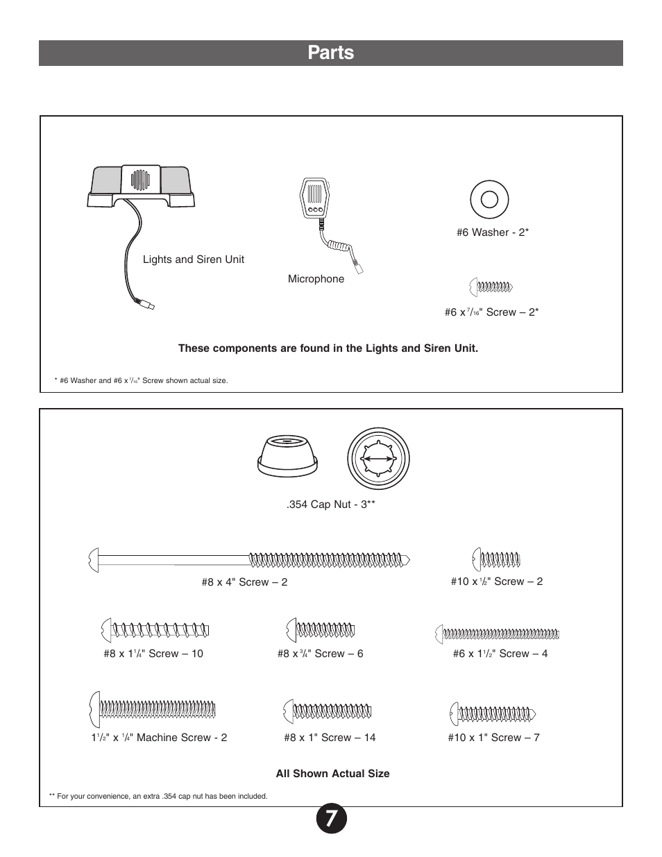 Parts | Fisher-Price BARBIE KEEP BEACH RANGER 78478 User Manual | Page 7 / 38