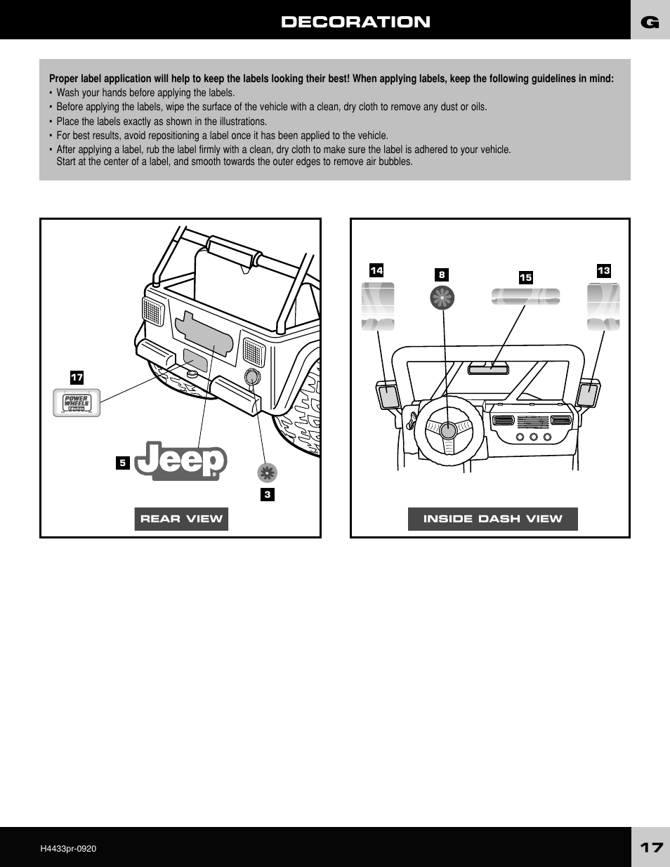 Fisher-Price H4433 User Manual | Page 17 / 28