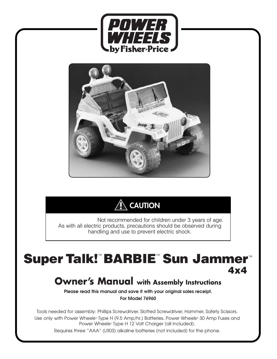 Fisher-Price SUPER TALK! 76960 User Manual | 48 pages