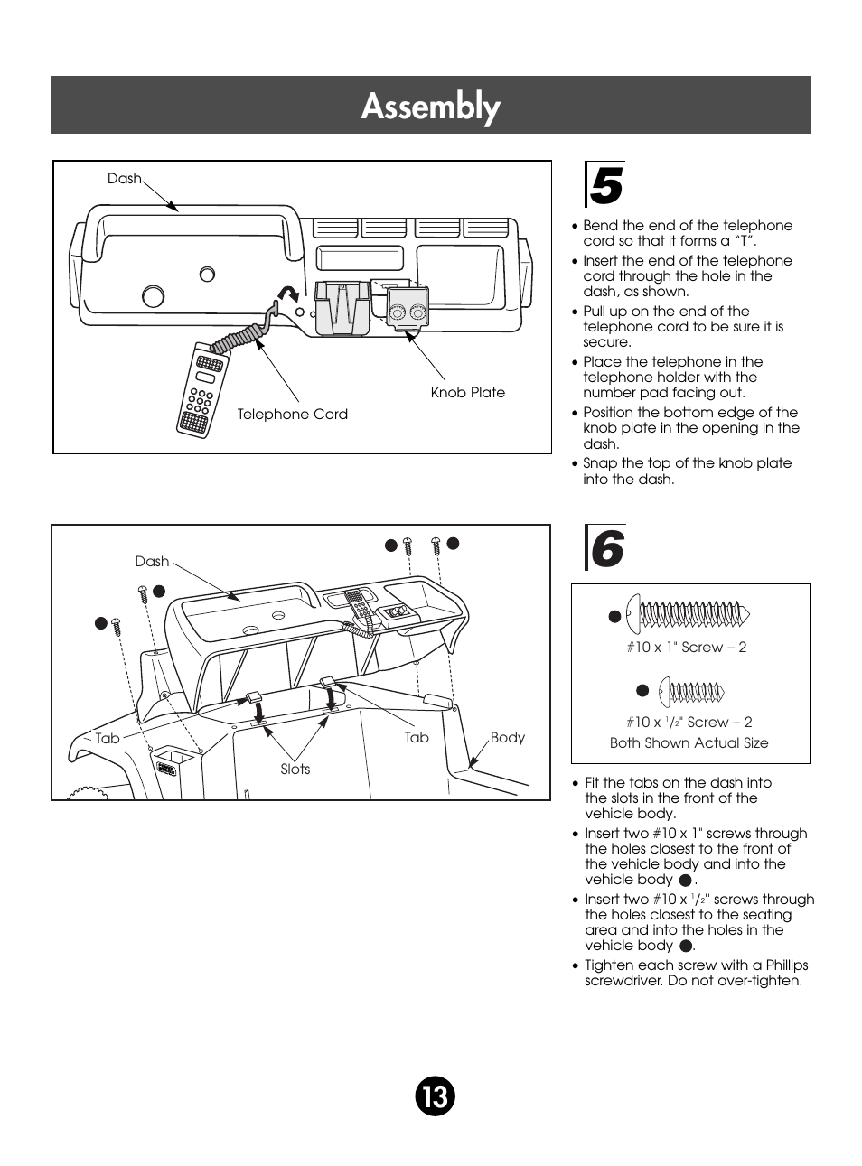 Assembly | Fisher-Price SUPER TALK! 76960 User Manual | Page 13 / 48