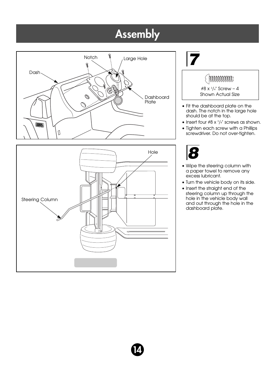 Assembly | Fisher-Price SUPER TALK! 76960 User Manual | Page 14 / 48