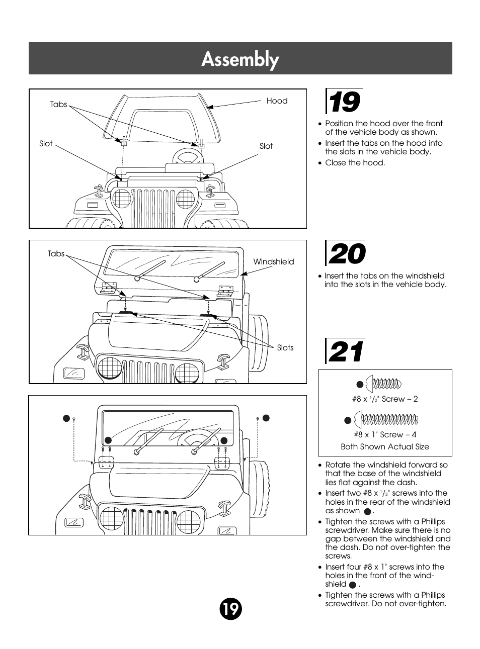 Assembly | Fisher-Price SUPER TALK! 76960 User Manual | Page 19 / 48