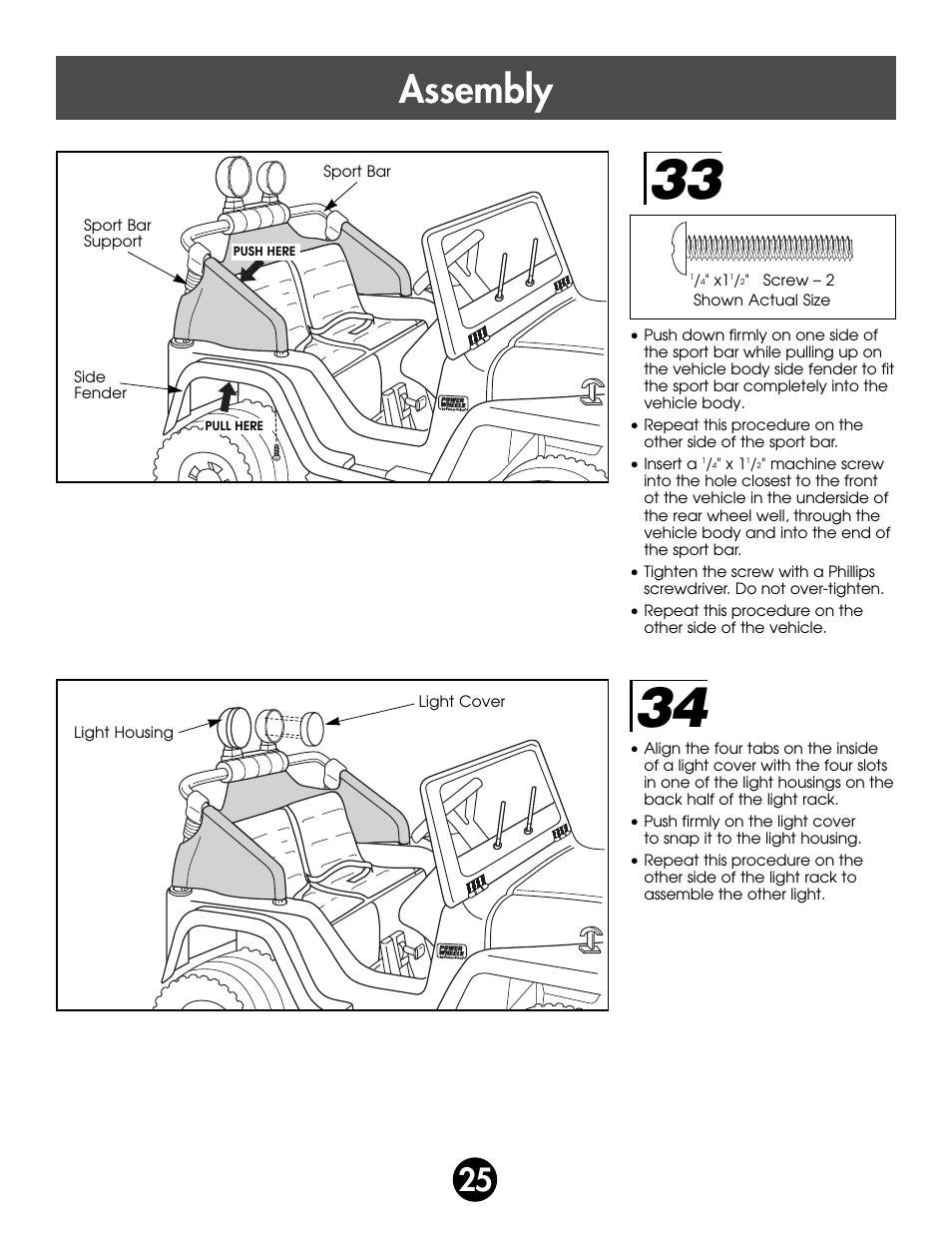 Assembly | Fisher-Price SUPER TALK! 76960 User Manual | Page 25 / 48