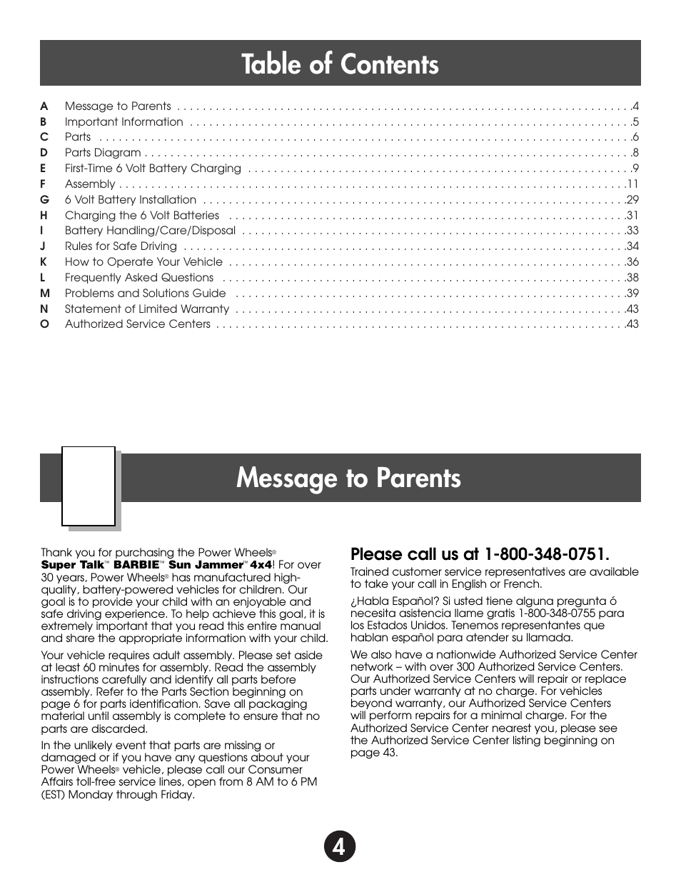 Fisher-Price SUPER TALK! 76960 User Manual | Page 4 / 48