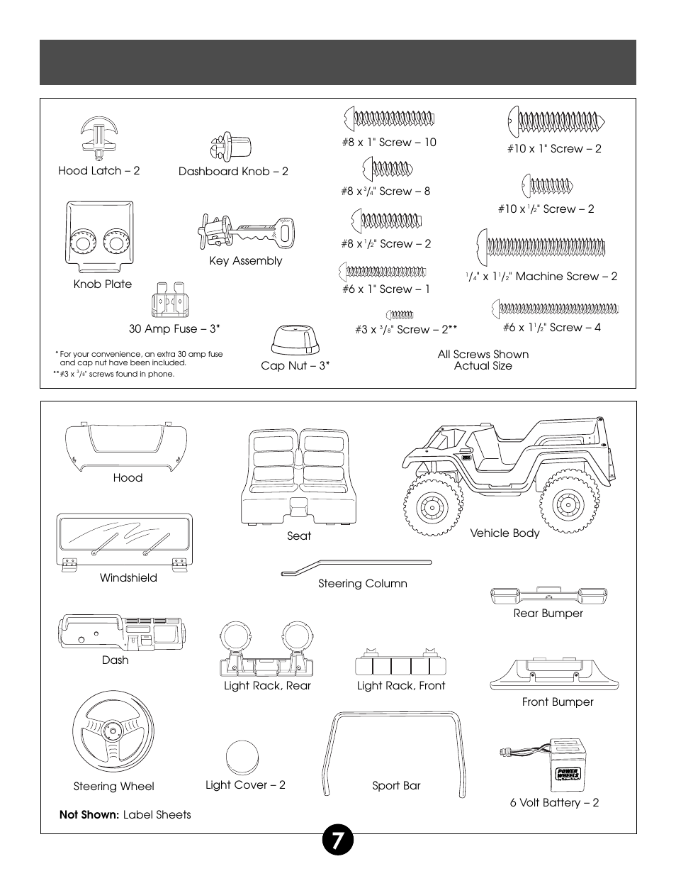 Parts | Fisher-Price SUPER TALK! 76960 User Manual | Page 7 / 48