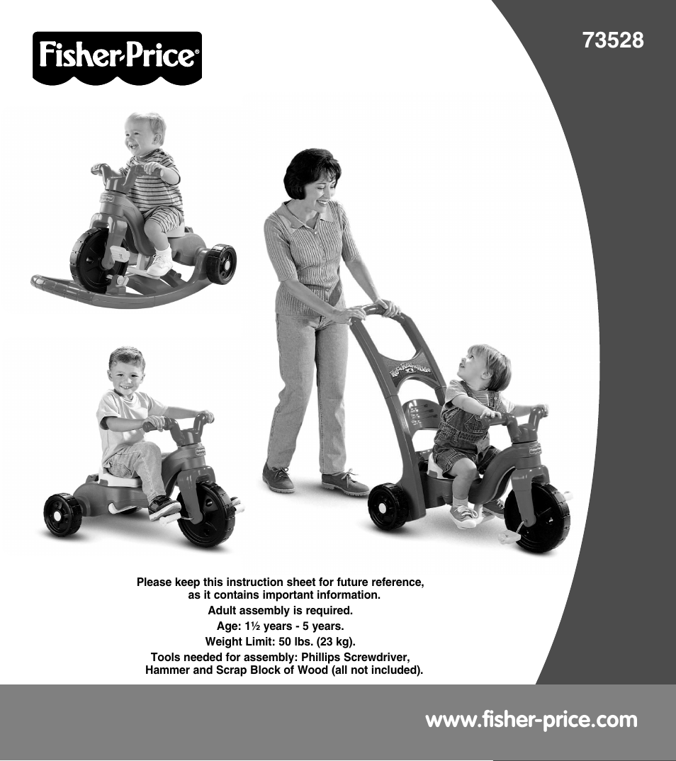 Fisher-Price 73528 User Manual | 12 pages