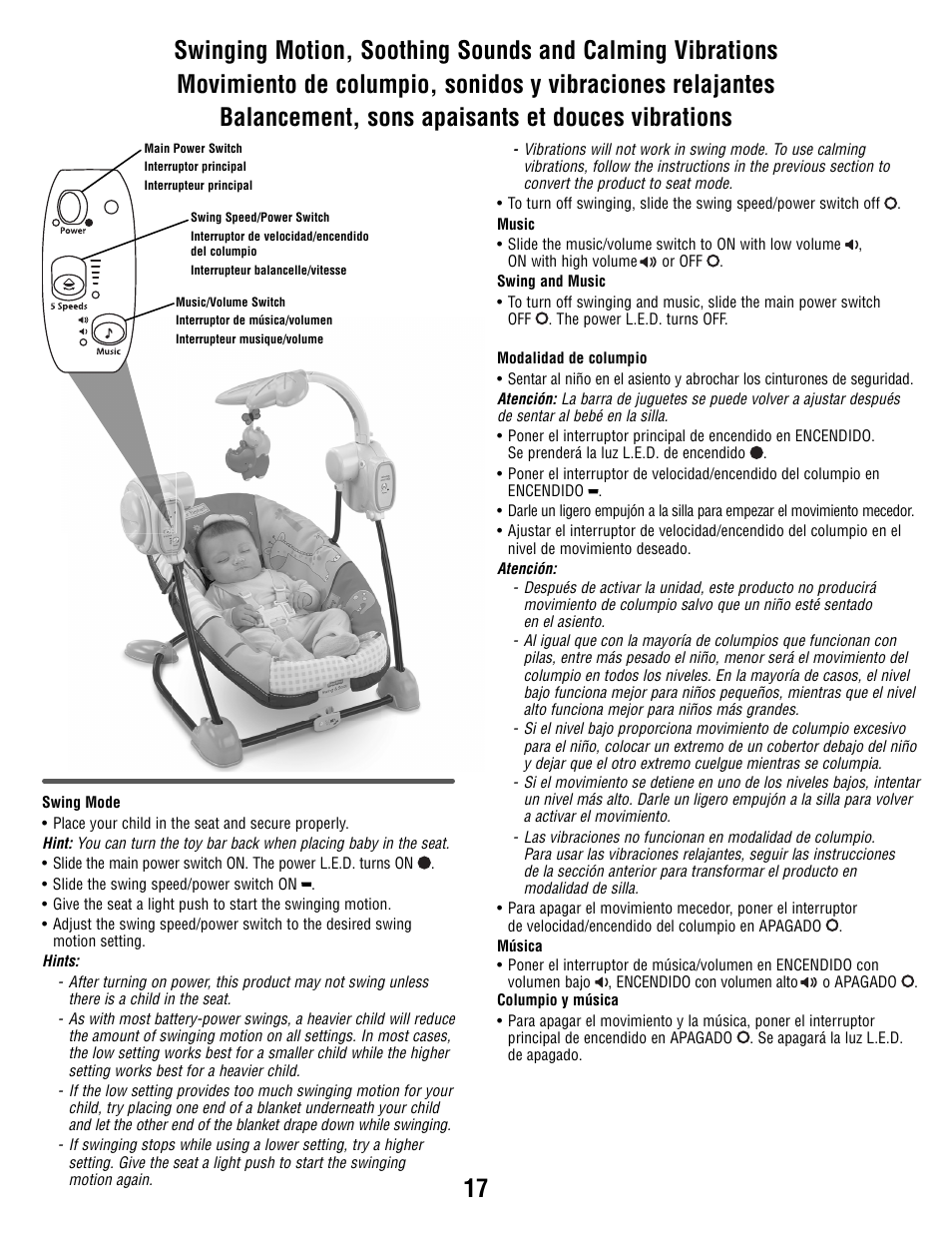 Fisher-Price T8377 User Manual | Page 17 / 20