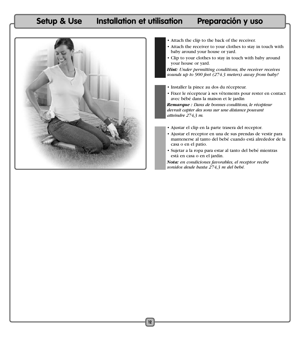 Fisher-Price K4073 User Manual | Page 12 / 20