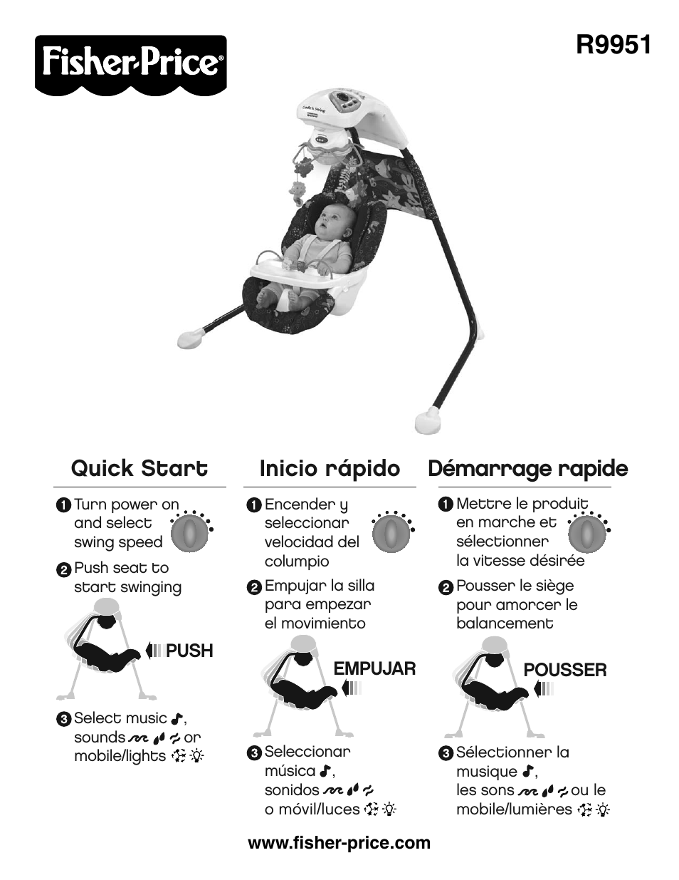 Fisher-Price R9951 User Manual | 24 pages