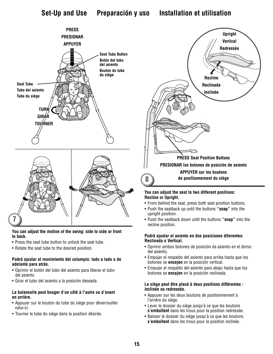 Fisher-Price R9951 User Manual | Page 15 / 24