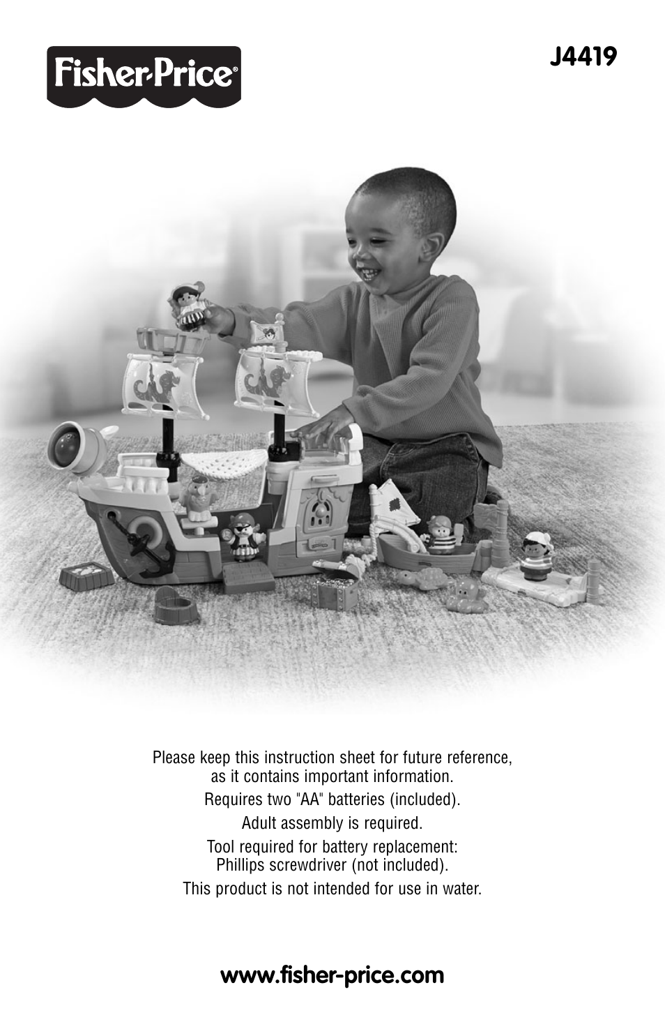 Fisher-Price J4419 User Manual | 4 pages