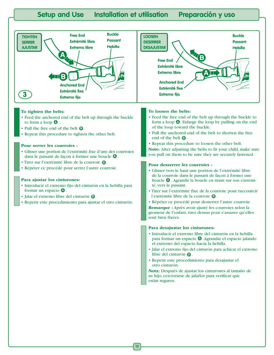 Fisher-Price Rain forest K2564 User Manual | Page 13 / 16