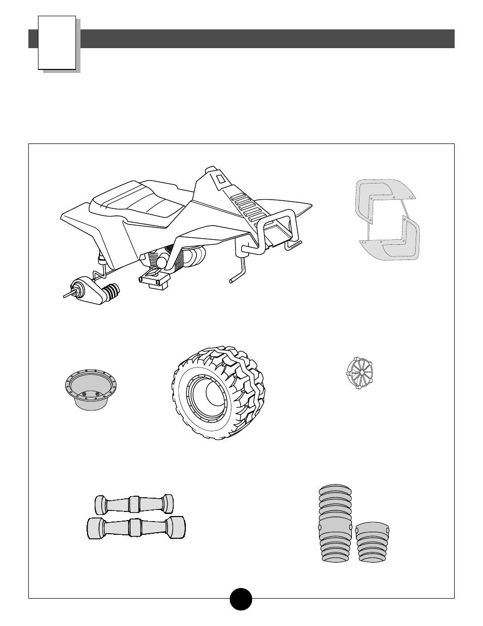 Parts | Fisher-Price KAWASAKI NINJA POWER WHEELS 74750 User Manual | Page 4 / 32