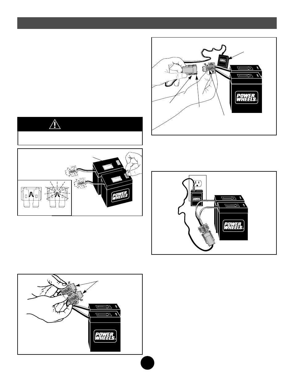 Battery charging, Caution | Fisher-Price KAWASAKI NINJA POWER WHEELS 74750 User Manual | Page 9 / 32
