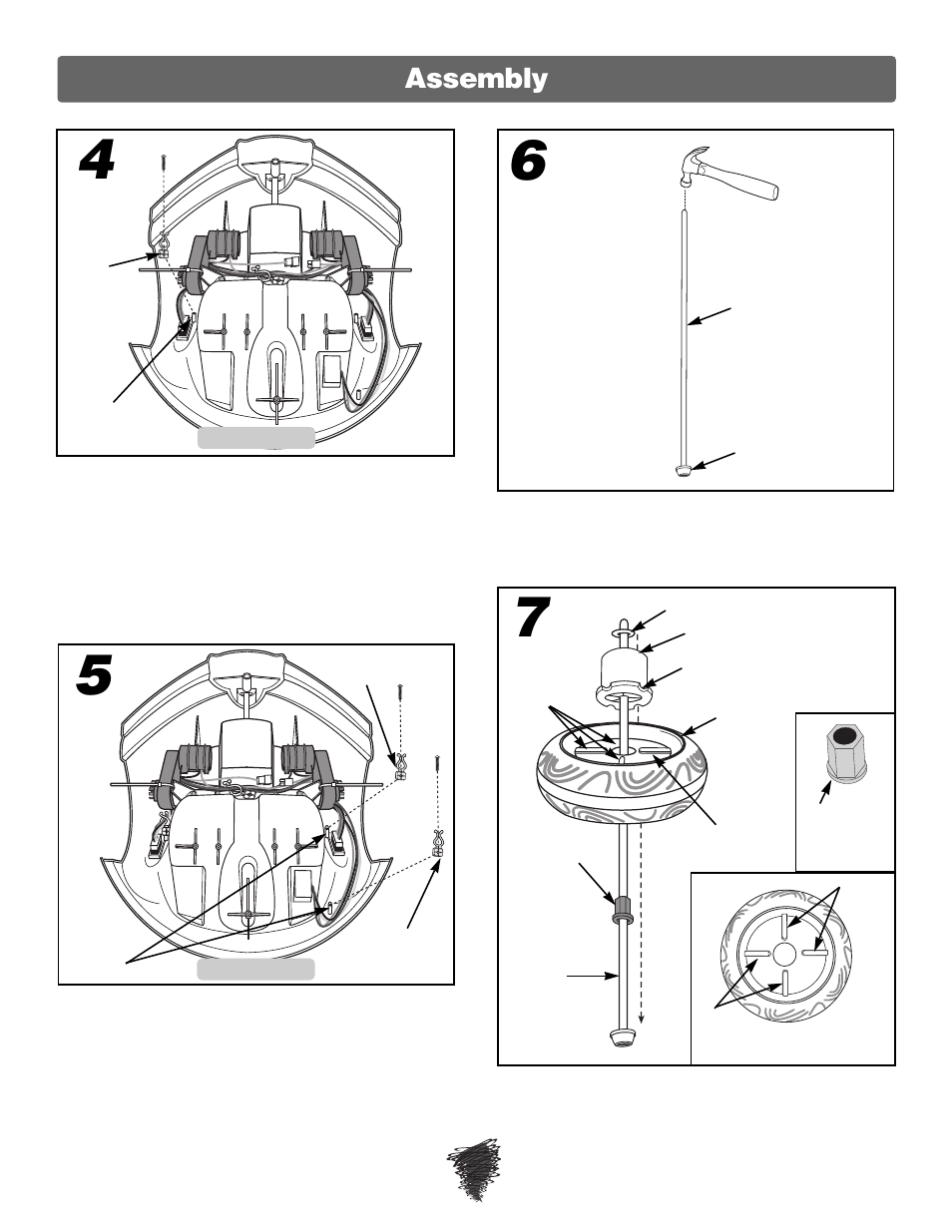Assembly | Fisher-Price WILD THING 74180 User Manual | Page 10 / 28
