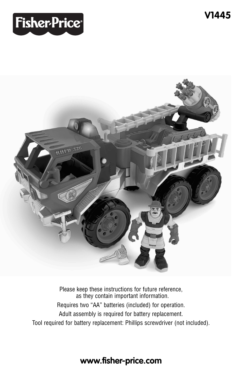 Fisher-Price V1445 User Manual | 4 pages